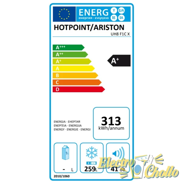 CONGEL HOTPOINT UH8F1CX 188 IN