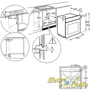 HORNO AEG BSE576321M INOX (1 VAPOR ) 5 HORNO AEG BSE576321M INOX (1 VAPOR )