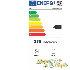 COMBI BEKO RCNA406K40WN 203 3 COMBI BEKO RCNA406K40WN 203