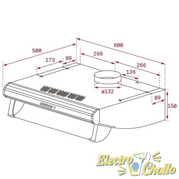 CAMPANA TEKA C6310IX CLASSIC 60CM