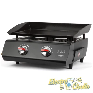 Plancha de Gas Vitrokitchen PG230NB de Dos Fuegos