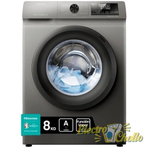 Lavadora Hisense WFQP8014EVMT de 8Kg 1400R Inox