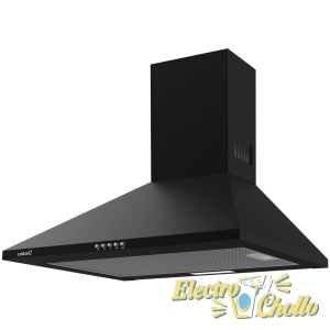 Campana Cata OMEGAII 600BK Decorativa Negra 60cm